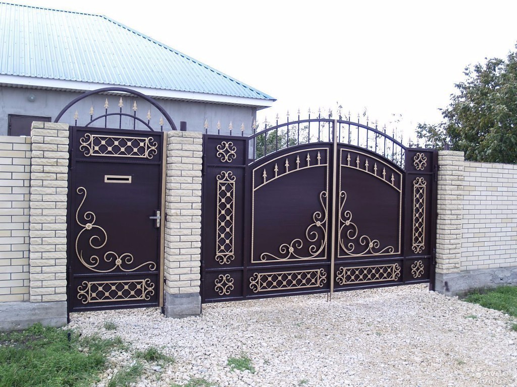 Кованые ворота